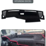 Hyundai Excel Torpido Koruma Halısı - Gri Kenar