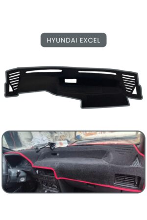 Hyundai Excel Torpido Koruma Halısı - Gri Kenar