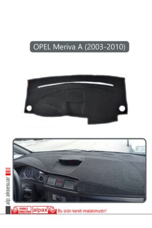 Opel Meriva A (2003-2010) Torpido Koruma Halısı - Gri Kenar