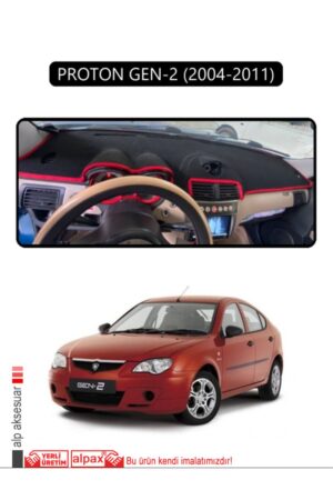 Proton Gen-2 (2004-2011) Torpido Koruma Halısı - Siyah Kenar