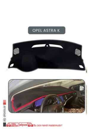 Opel Astra K Torpido Koruma Halısı - Gri Kenar