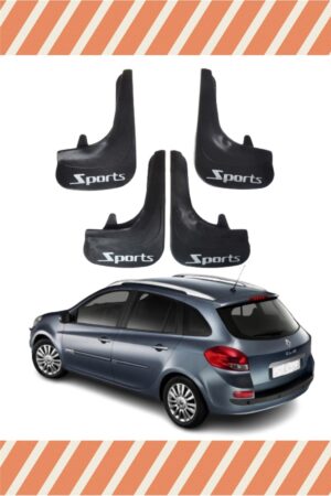 Renault Clio 3 Stw 2006-2012 sports yazılı 4’lü tozluk çamurluk paçalık