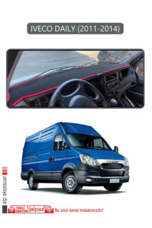Iveco Daily 2011-2014 Torpido Koruma Halısı - Siyah Kenar