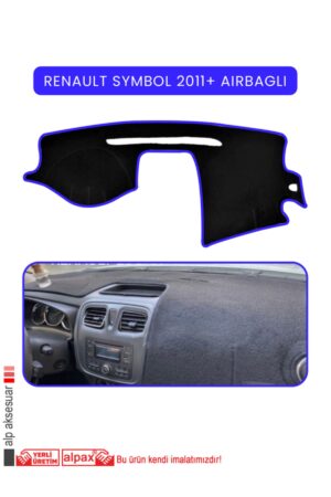 Renault Symbol 2011+ Airbag Torpido Koruyucu - Kenarı Mavi