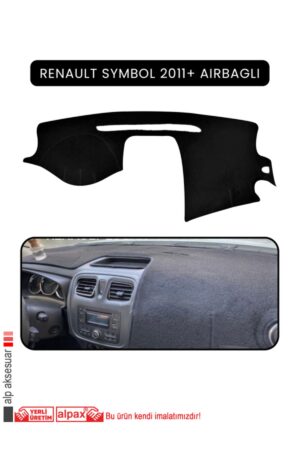 Renault Symbol 2011+ Airbag Torpido Koruyucu - Kenarı Siyah