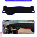Skoda Octavia 2013-2019 Modellere Özel Torpido Koruyucu - Mavi Kenar