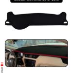 Skoda Octavia 2013-2019 Modellere Özel Torpido Koruyucu - Siyah Kenar