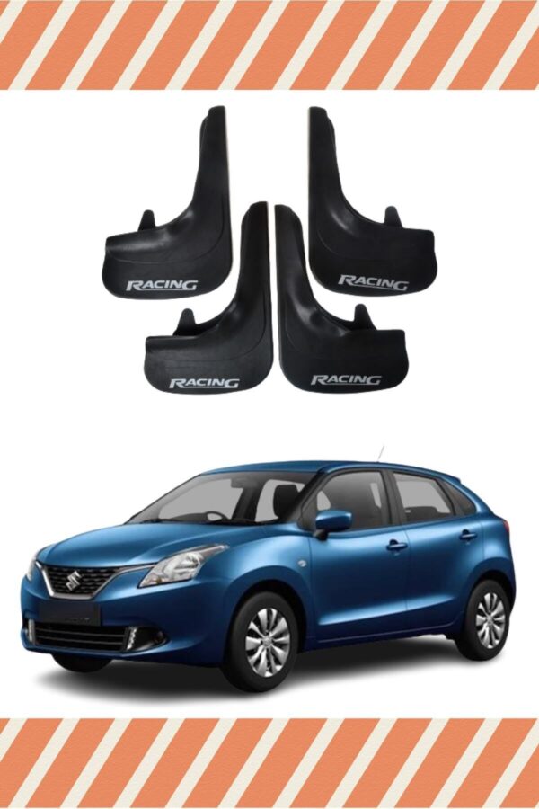 Suzuki Baleno Sports yazılı 4’lü tozluk çamurluk paçalık uyumlu