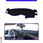 Toyota Corolla 1991-1997 Arası Modeller Için Oto Torpido Koruyucu - Mavi Kenar
