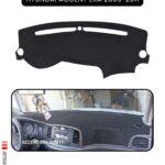 Hyundai Accent Era 2006-2011 Arası Modeller Için Oto Torpido Koruyucu - Siyah Kenar