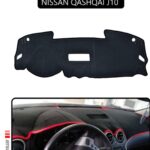 Nissan Qashqaı J10 Torpido Koruma Halısı - Siyah Kenar