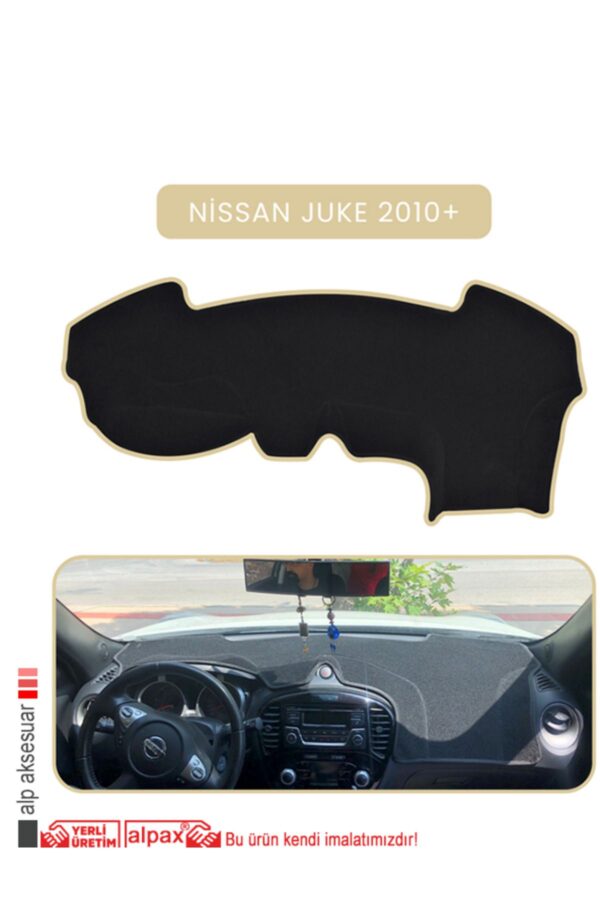 Nissan Juke 2010+ Torpido Koruma Halısı - Bej Kenar