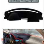 Opel Corsa B Combo B (1992-2000) Torpido Koruma Halısı - Gri Kenar