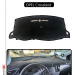 Opel Crossland Torpido Koruma Halısı - Siyah Kenar