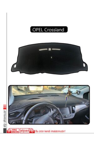 Opel Crossland Torpido Koruma Halısı - Siyah Kenar
