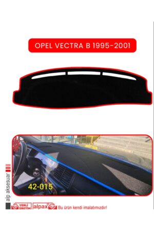 Opel Vectra B (1995-2001) Torpido Koruma Halısı - Kırmızı Kenar