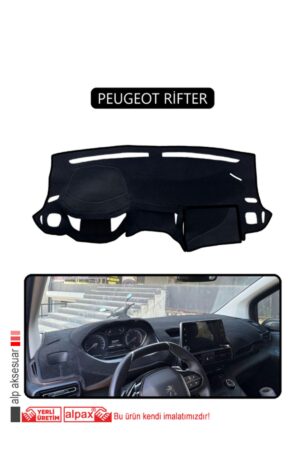 Peugeot Rifter Torpido Koruma Halısı - Siyah Kenar
