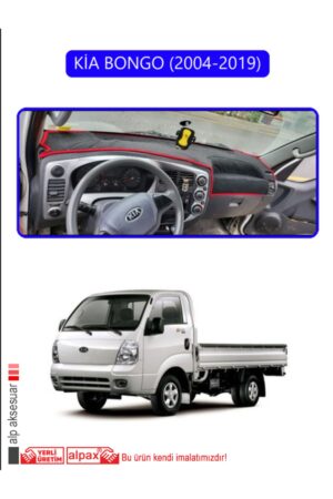 Kia Bongo 2004-2019 Torpido Koruma Halısı - Mavi Kenar