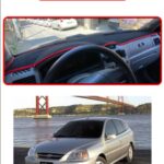 Kia Rio 2000-2005 Torpido Koruma Halısı - Kırmızı Kenar