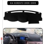 Kia Sorento 2006-2009 Torpido Koruma Halısı - Siyah Kenar