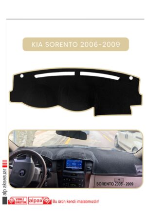 Kia Sorento 2006-2009 Torpido Koruma Halısı - Bej Kenar