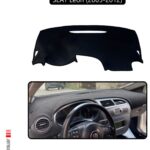 Seat Leon 2005-2012 Ön Örtüsü Göğüs Panel Torpido Koruma Koruyucu Kılıf - Siyah Kenar