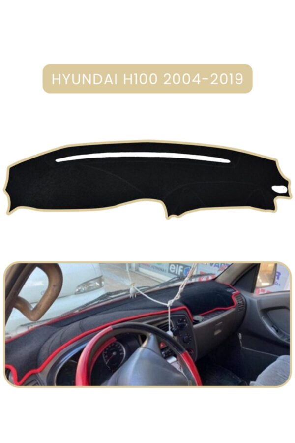 Hyundai H100 2004-2019 Torpido Koruma Halısı - Bej Kenar