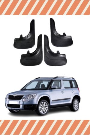 Skoda Yeti uyumlu 4’lü tozluk çamurluk paçalık kaliteli ve şık koruma
