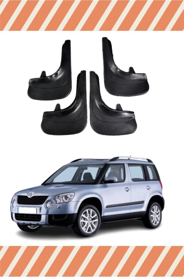 Skoda Yeti uyumlu 4’lü tozluk çamurluk paçalık kaliteli ve şık koruma