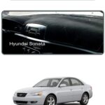 Hyundai Sonata 2004-2007 Torpido Koruma Halısı - Gri Kenar