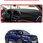 Hyundai Tucson 2018-2021 Torpido Koruma Halısı - Kırmızı Kenar