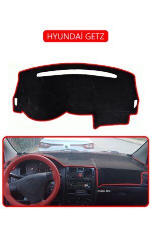 Hyundai Getz Torpido Koruma Halısı - Kırmızı Kenar