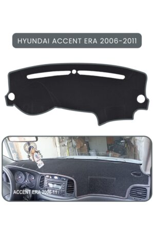 Hyundai Accent Era 2006-2011 Torpido Koruma Halısı - Gri Kenar