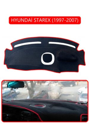 Hyundai Starex 1997-2007 Torpido Koruma Halısı - Kırmızı Kenar