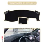 Volkswagen T5 2003-2016 Torpido Koruma Halısı Araca Özel Üretim - Kenarı Bej