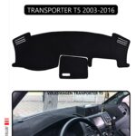 Volkswagen T5 2003-2016 Torpido Koruma Halısı Araca Özel Üretim - Kenarı Siyah