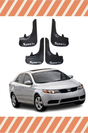 Kia Cerato 2009-2015 Sports yazılı 4’lü tozluk çamurluk paçalık modern tasarım