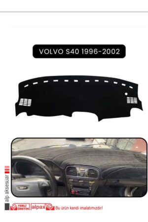 Volvo S40 1996-2002 Torpido Koruma Halısı Araca Özel Üretim - Kenarı Siyah