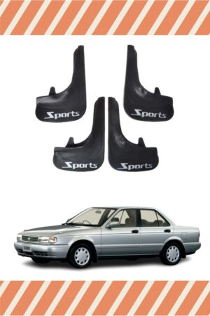 Nissan Sunny Sports yazılı 4’lü tozluk çamurluk paçalık dayanıklı