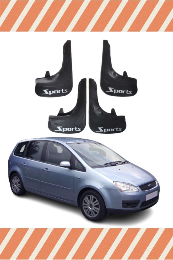Ford C Max Sports yazılı 4’lü tozluk çamurluk paçalık kaliteli malzeme
