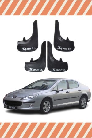Peugeot 407 Sports yazılı 4’lü tozluk çamurluk paçalık şık görünüm