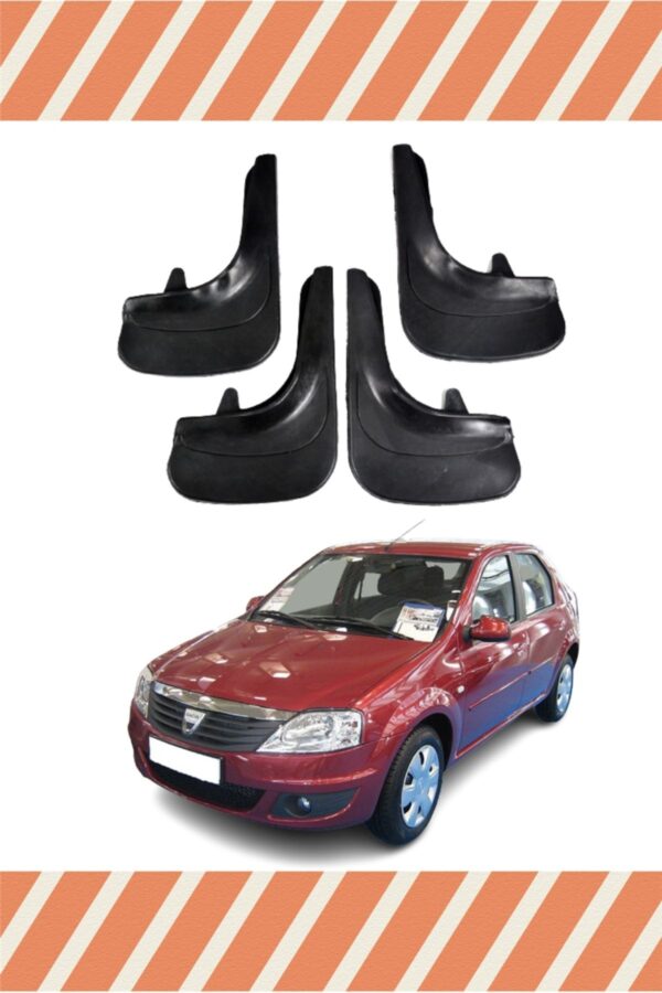 Dacia Logan 2004-2012 uyumlu 4’lü tozluk çamurluk paçalık sağlam
