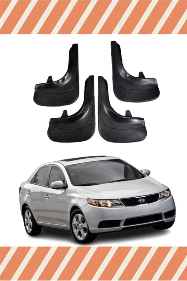 Kia Cerato 2009-2015 uyumlu 4’lü tozluk çamurluk paçalık