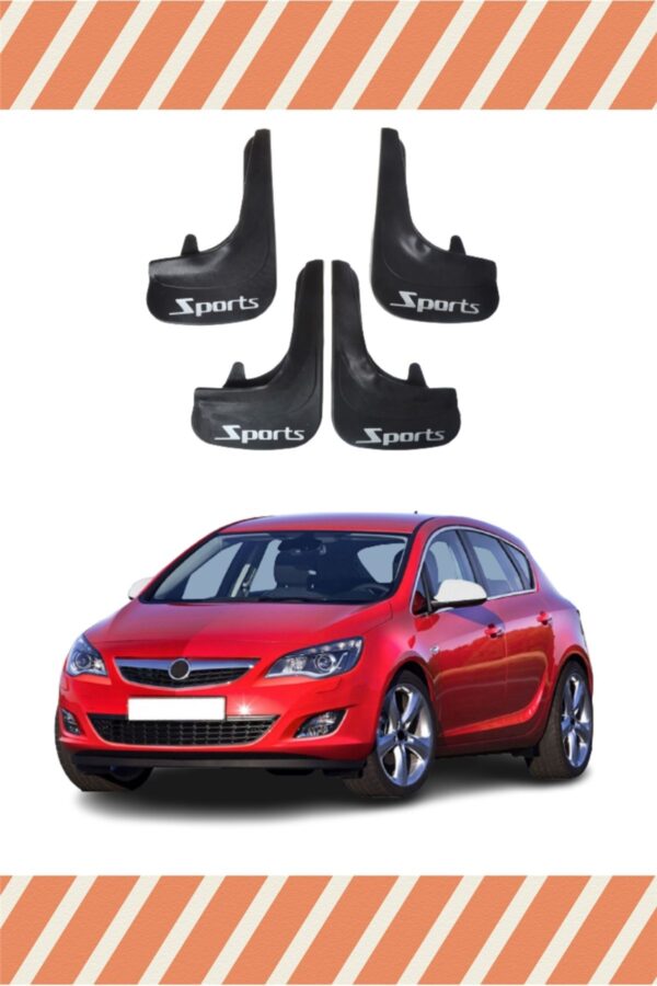 Opel Astra J tüm kasalar sports yazılı 4’lü tozluk çamurluk paçalık