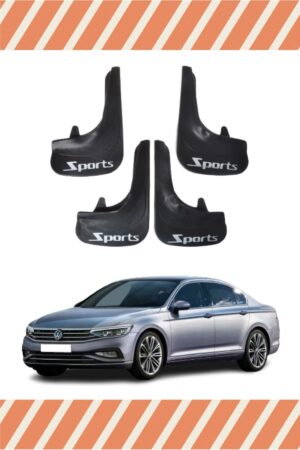 Volkswagen Passat Sports yazılı 4’lü tozluk çamurluk paçalık sağlam