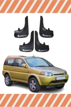 Honda HRV 1998-2006 Sports yazılı 4’lü tozluk çamurluk paçalık dayanıklı