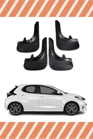 Toyota Yaris uyumlu 4’lü tozluk çamurluk paçalık dayanıklı ve şık koruma sağlar