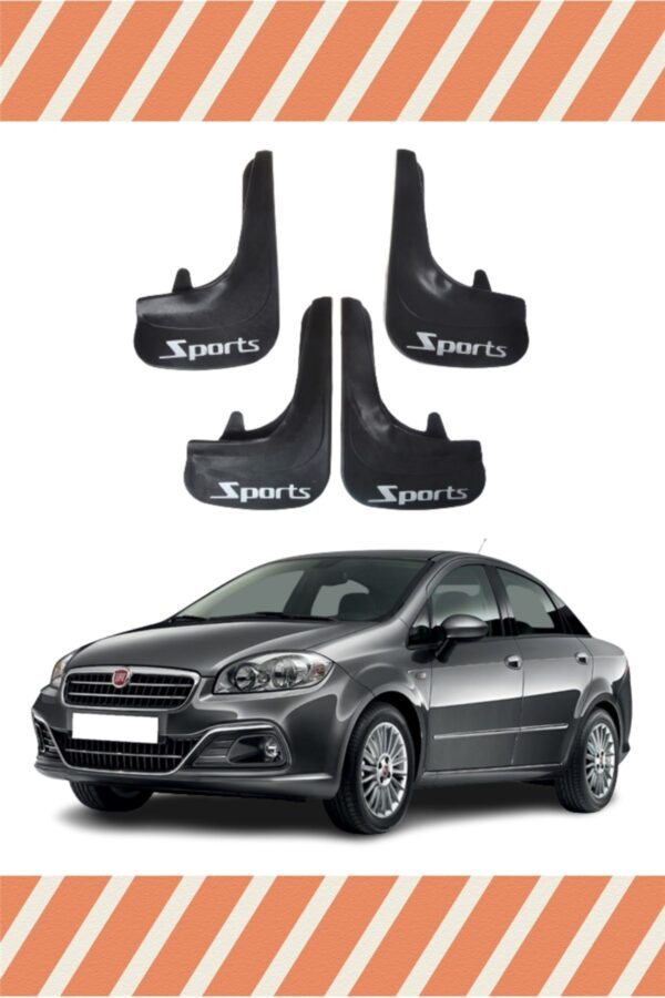 Fiat Linea tüm kasalar sports yazılı 4’lü tozluk çamurluk paçalık