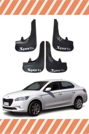 Peugeot 301 Sports yazılı 4’lü tozluk çamurluk paçalık dayanıklı