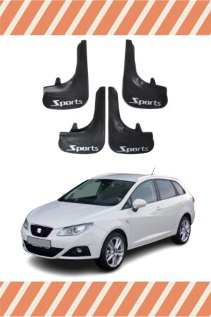 Seat Ibiza Sports yazılı 4’lü tozluk çamurluk paçalık şık tasarım